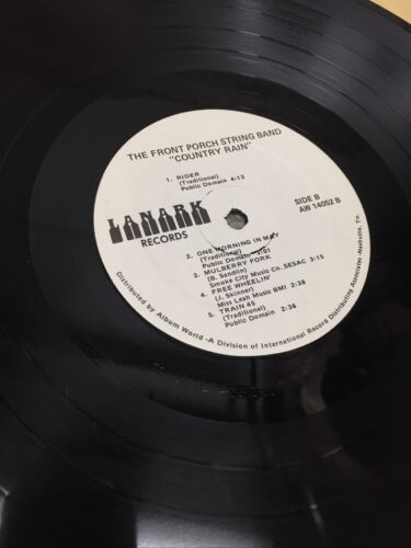 Front Porch String Band - Country Rain Vinyl LP / Lanark Records In Shrink (6922743283895)